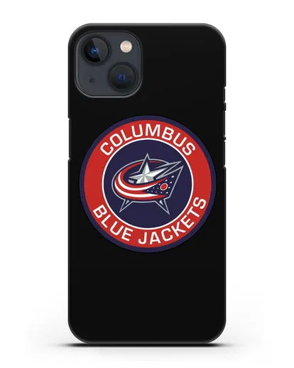 Чеxол с логотипом Columbus Blue Jackets силиконовый для iPhone 13 Mini