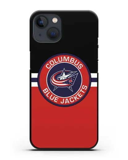 Чехол с символикой Columbus Blue Jackets силиконовый для iPhone 13