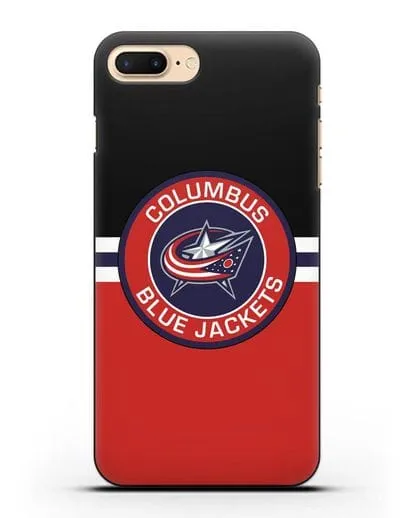 Чехол с символикой Columbus Blue Jackets силиконовый для iPhone 7 Plus