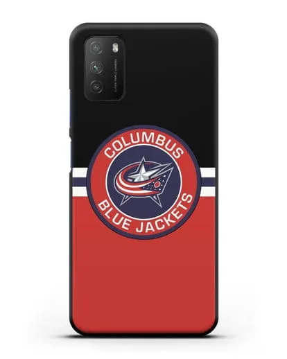Чехол с символикой Columbus Blue Jackets силиконовый для Xiaomi Poco M3