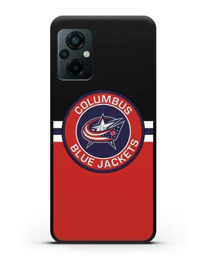 Чехол с символикой Columbus Blue Jackets силиконовый для Xiaomi Poco M5