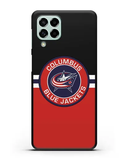 Чехол с символикой Columbus Blue Jackets силиконовый для Samsung Galaxy M53 [SM-M536]