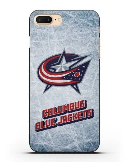 Чехол с рисунком Columbus Blue Jackets силиконовый для iPhone 7 Plus