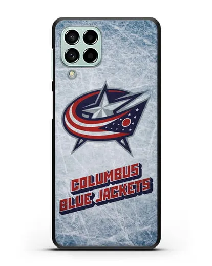 Чехол с рисунком Columbus Blue Jackets силиконовый для Samsung Galaxy M53 [SM-M536]