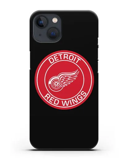 Чеxол с логотипом Detroit Red Wings силиконовый для iPhone 13