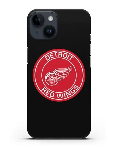 Чеxол с логотипом Detroit Red Wings силиконовый для iPhone 14