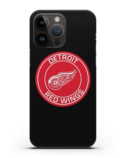 Чеxол с логотипом Detroit Red Wings силиконовый для iPhone 14 Pro Max