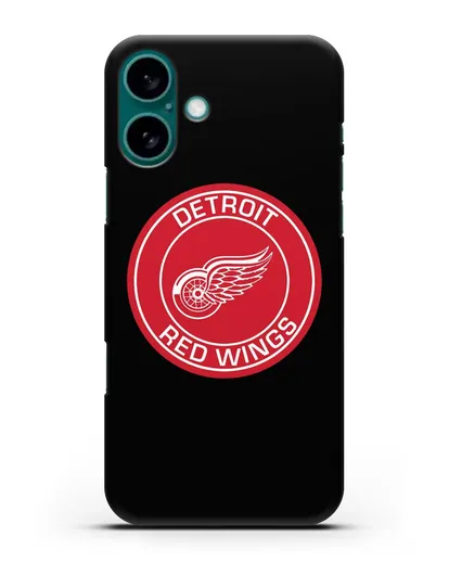 Чеxол с логотипом Detroit Red Wings силиконовый для iPhone 16 Plus