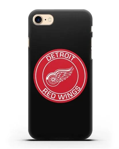 Чеxол с логотипом Detroit Red Wings силиконовый для iPhone 7