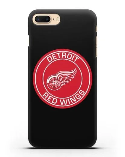 Чеxол с логотипом Detroit Red Wings силиконовый для iPhone 8 Plus
