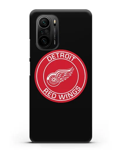 Чеxол с логотипом Detroit Red Wings силиконовый для Xiaomi Poco F3 Pro