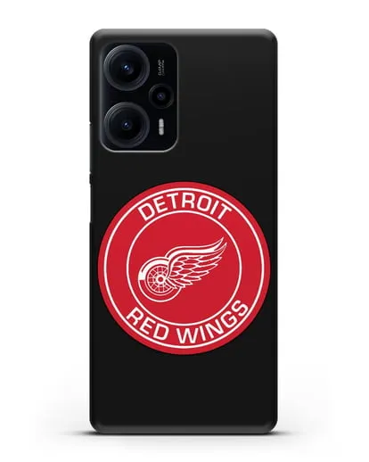 Чеxол с логотипом Detroit Red Wings силиконовый для Xiaomi Poco F5
