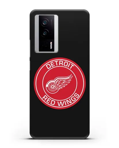 Чеxол с логотипом Detroit Red Wings силиконовый для Xiaomi Poco F5 Pro