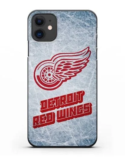 Чехол с рисунком Detroit Red Wings силиконовый для iPhone 11