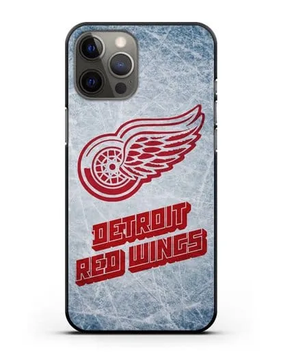 Чехол с рисунком Detroit Red Wings силиконовый для iPhone 12 Pro Max