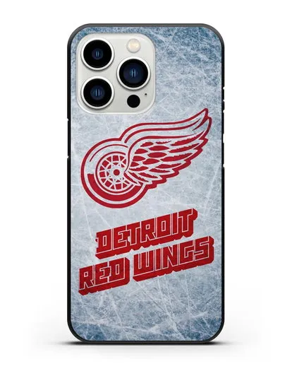 Чехол с рисунком Detroit Red Wings силиконовый для iPhone 13 Pro
