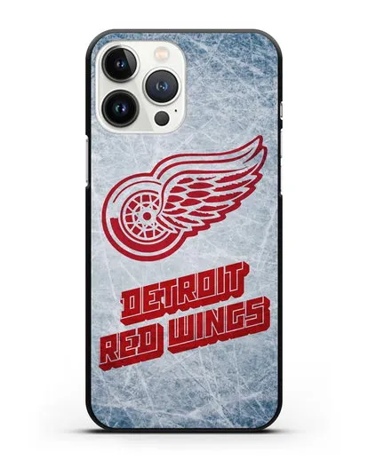 Чехол с рисунком Detroit Red Wings силиконовый для iPhone 13 Pro Max