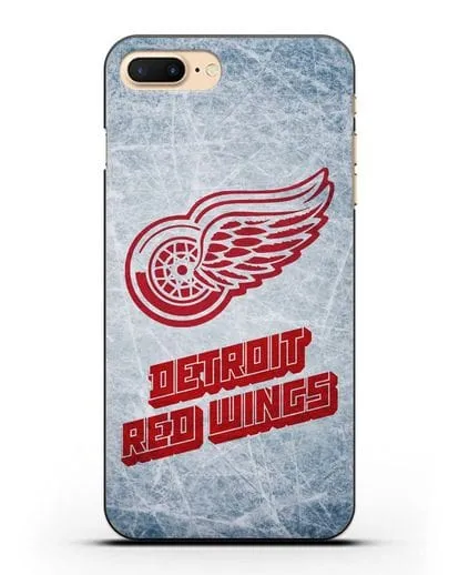 Чехол с рисунком Detroit Red Wings силиконовый для iPhone 8 Plus