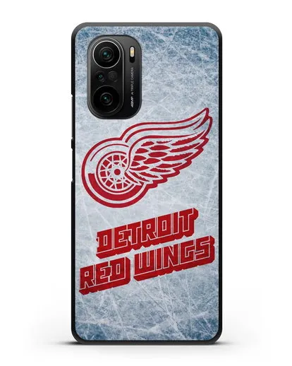 Чехол с рисунком Detroit Red Wings силиконовый для Xiaomi Poco F3