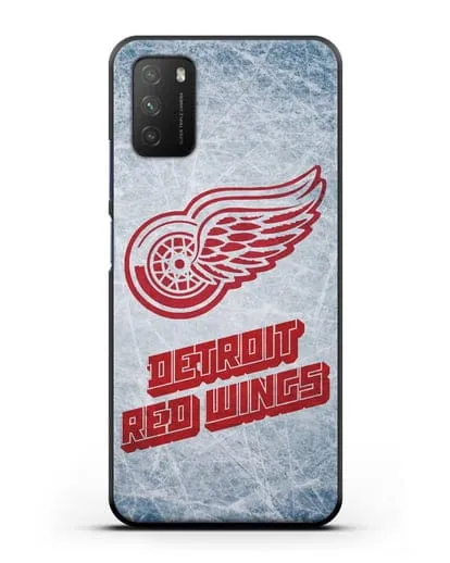 Чехол с рисунком Detroit Red Wings силиконовый для Xiaomi Poco M3