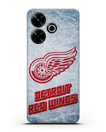 Чехол с рисунком Detroit Red Wings силиконовый для Xiaomi Poco M6