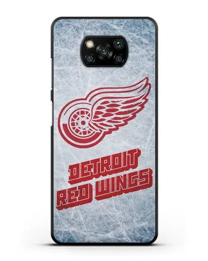 Чехол с рисунком Detroit Red Wings силиконовый для Xiaomi Poco X3