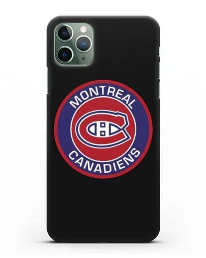 Чеxол с логотипом Montreal Canadiens силиконовый для iPhone 11 Pro Max