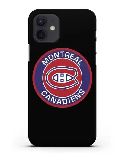 Чеxол с логотипом Montreal Canadiens силиконовый для iPhone 12