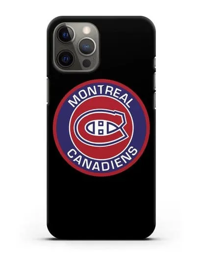 Чеxол с логотипом Montreal Canadiens силиконовый для iPhone 12 Pro Max