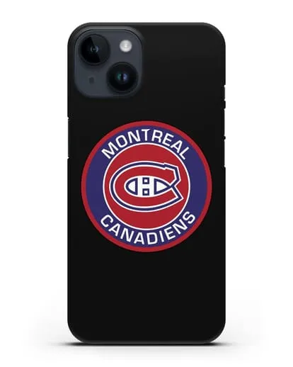 Чеxол с логотипом Montreal Canadiens силиконовый для iPhone 14
