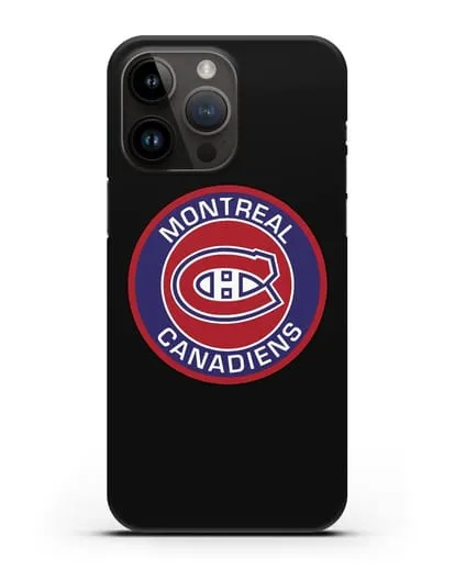 Чеxол с логотипом Montreal Canadiens силиконовый для iPhone 14 Pro Max