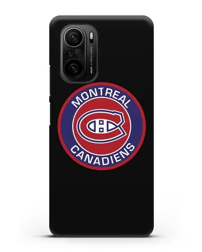 Чеxол с логотипом Montreal Canadiens силиконовый для Xiaomi Poco F3 Pro