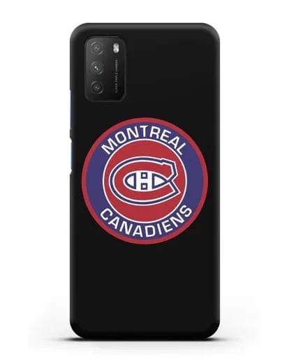 Чеxол с логотипом Montreal Canadiens силиконовый для Xiaomi Poco M3