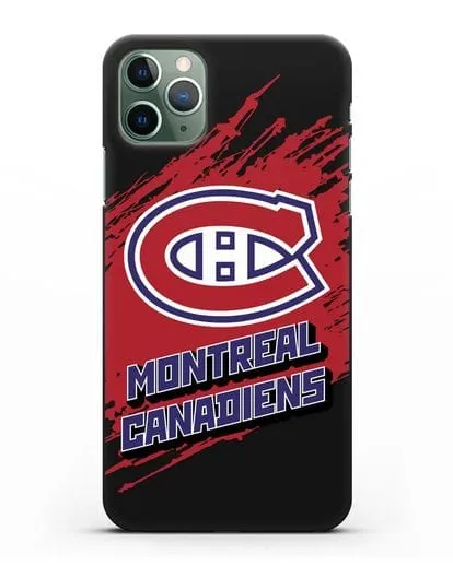 Чехол с надписью ХК Монреаль Канадиенс силиконовый для iPhone 11 Pro
