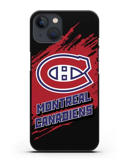 Чехол с надписью ХК Монреаль Канадиенс силиконовый для iPhone 13 Mini