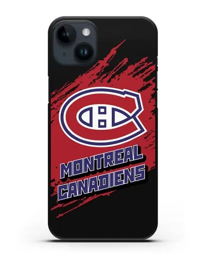 Чехол с надписью ХК Монреаль Канадиенс силиконовый для iPhone 14 Plus