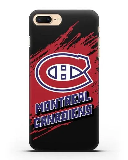 Чехол с надписью ХК Монреаль Канадиенс силиконовый для iPhone 7 Plus