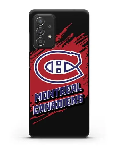 Чехол с надписью ХК Монреаль Канадиенс силиконовый для Samsung Galaxy A53