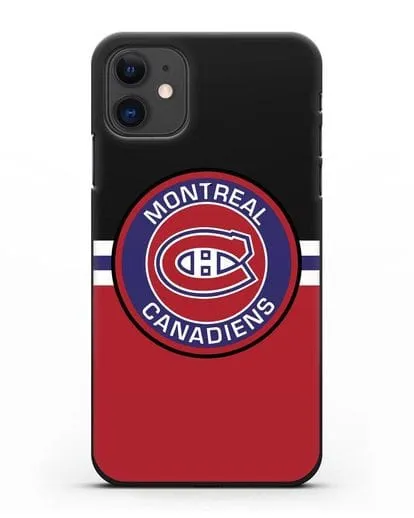 Чехол с символикой Montreal Canadiens силиконовый для iPhone 11