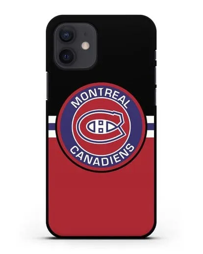 Чехол с символикой Montreal Canadiens силиконовый для iPhone 12