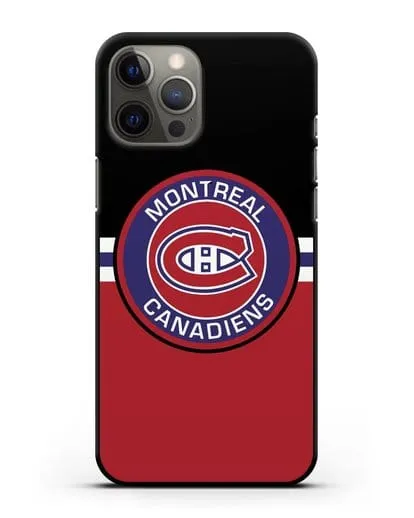 Чехол с символикой Montreal Canadiens силиконовый для iPhone 12 Pro Max