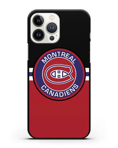 Чехол с символикой Montreal Canadiens силиконовый для iPhone 13 Pro Max