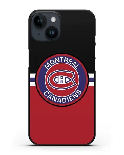 Чехол с символикой Montreal Canadiens силиконовый для iPhone 14