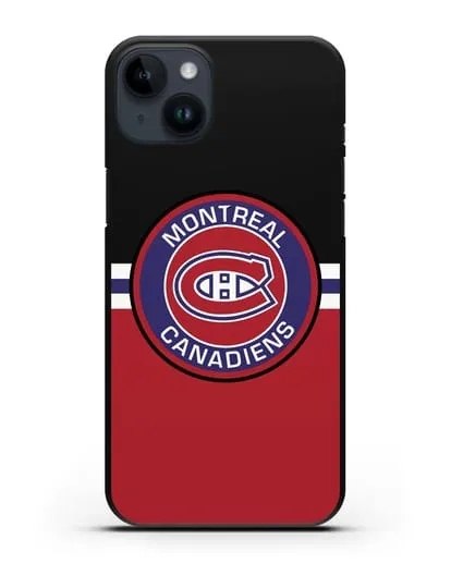 Чехол с символикой Montreal Canadiens силиконовый для iPhone 14 Plus