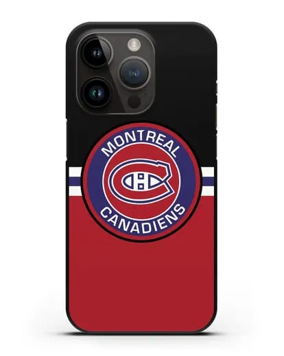 Чехол с символикой Montreal Canadiens силиконовый для iPhone 14 Pro