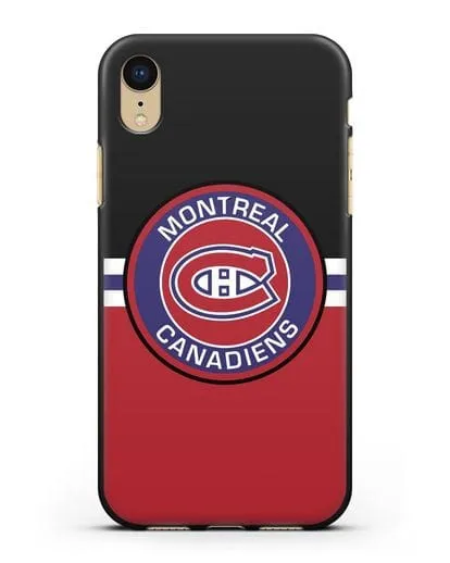 Чехол с символикой Montreal Canadiens силиконовый для iPhone XR