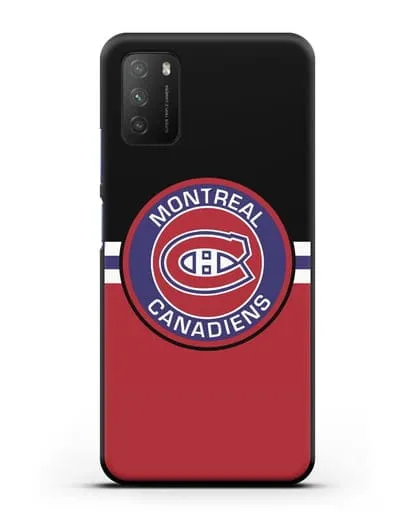 Чехол с символикой Montreal Canadiens силиконовый для Xiaomi Poco M3