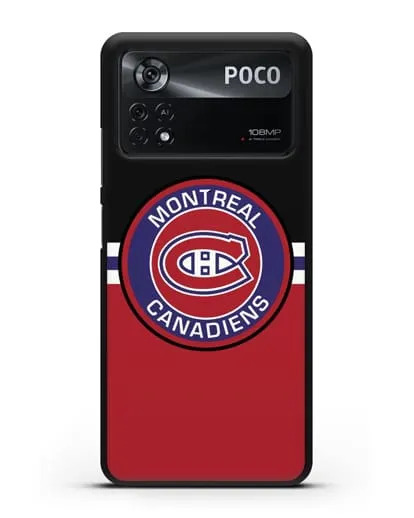 Чехол с символикой Montreal Canadiens силиконовый для Xiaomi Poco X4 Pro