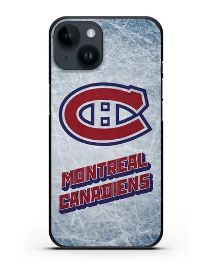 Чехол с рисунком Montreal Canadiens силиконовый для iPhone 14