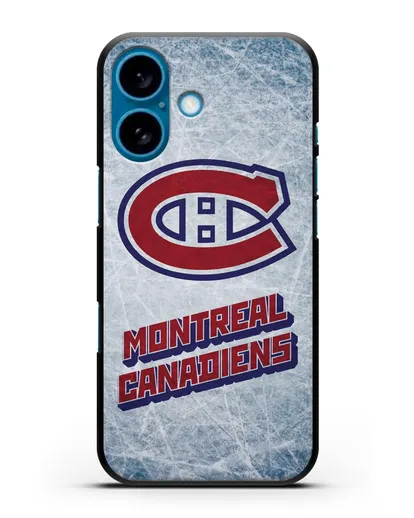 Чехол с рисунком Montreal Canadiens силиконовый для iPhone 16